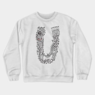 Letter U (Buu&Luu Alphabet) Crewneck Sweatshirt